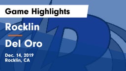 Rocklin  vs Del Oro  Game Highlights - Dec. 14, 2019