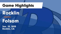 Rocklin  vs Folsom  Game Highlights - Jan. 10, 2020