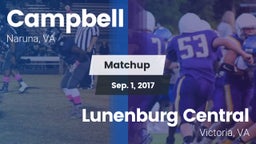 Matchup: Campbell vs. Lunenburg Central  2017