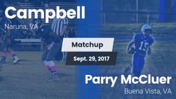 Matchup: Campbell vs. Parry McCluer  2017