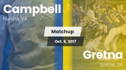 Matchup: Campbell vs. Gretna  2017