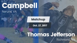 Matchup: Campbell vs. Thomas Jefferson  2017