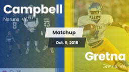 Matchup: Campbell vs. Gretna  2018