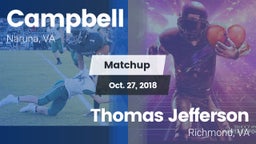 Matchup: Campbell vs. Thomas Jefferson  2018