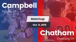 Matchup: Campbell vs. Chatham  2019