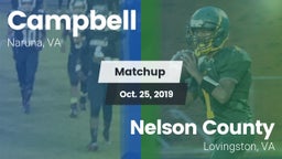 Matchup: Campbell vs. Nelson County  2019