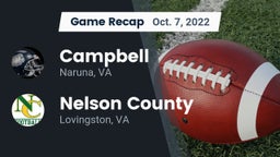 Recap: Campbell  vs. Nelson County  2022