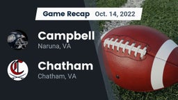 Recap: Campbell  vs. Chatham  2022