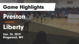 Preston  vs Liberty Game Highlights - Jan. 25, 2019