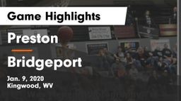 Preston  vs Bridgeport  Game Highlights - Jan. 9, 2020