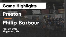 Preston  vs Philip Barbour  Game Highlights - Jan. 28, 2020