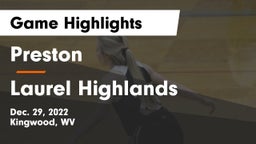 Preston  vs Laurel Highlands  Game Highlights - Dec. 29, 2022