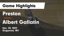 Preston  vs Albert Gallatin Game Highlights - Dec. 30, 2022