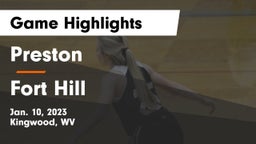Preston  vs Fort Hill Game Highlights - Jan. 10, 2023