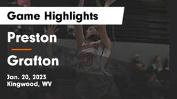 Preston  vs Grafton  Game Highlights - Jan. 20, 2023