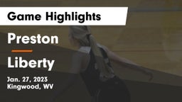 Preston  vs Liberty  Game Highlights - Jan. 27, 2023