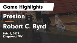 Preston  vs Robert C. Byrd  Game Highlights - Feb. 3, 2023