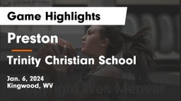 Preston  vs Trinity Christian School Game Highlights - Jan. 6, 2024