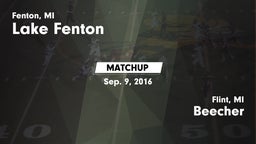 Matchup: Lake Fenton vs. Beecher  2016