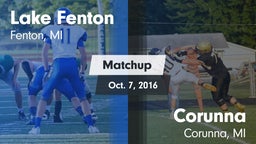 Matchup: Lake Fenton vs. Corunna  2016