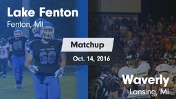 Matchup: Lake Fenton vs. Waverly  2016