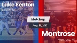 Matchup: Lake Fenton vs. Montrose  2017