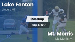 Matchup: Lake Fenton vs. Mt. Morris  2017
