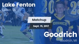 Matchup: Lake Fenton vs. Goodrich  2017