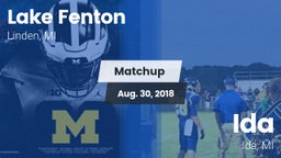 Matchup: Lake Fenton vs. Ida  2018