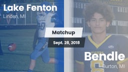 Matchup: Lake Fenton vs. Bendle  2018