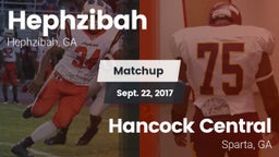Matchup: Hephzibah vs. Hancock Central  2017