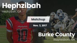 Matchup: Hephzibah vs. Burke County  2017