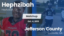Matchup: Hephzibah vs. Jefferson County  2019