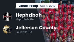 Recap: Hephzibah  vs. Jefferson County  2019