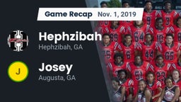 Recap: Hephzibah  vs. Josey  2019