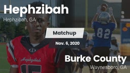 Matchup: Hephzibah vs. Burke County  2020