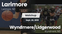 Matchup: Larimore vs. Wyndmere/Lidgerwood  2019