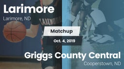 Matchup: Larimore vs. Griggs County Central  2019