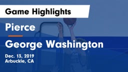 Pierce  vs George Washington  Game Highlights - Dec. 13, 2019