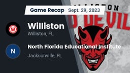 Recap: Williston  vs. North Florida Educational Institute  2023