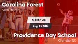 Matchup: Carolina Forest vs. Providence Day School 2017