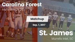 Matchup: Carolina Forest vs. St. James  2017
