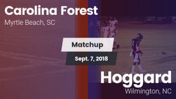 Matchup: Carolina Forest vs. Hoggard  2018