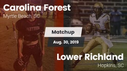 Matchup: Carolina Forest vs. Lower Richland  2019