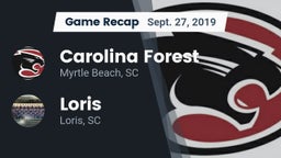 Recap: Carolina Forest  vs. Loris  2019