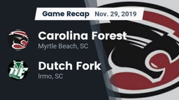 Recap: Carolina Forest  vs. Dutch Fork  2019