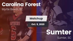 Matchup: Carolina Forest vs. Sumter  2020