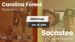 Matchup: Carolina Forest vs. Socastee  2020
