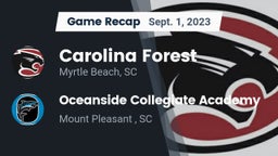 Recap: Carolina Forest  vs. Oceanside Collegiate Academy 2023