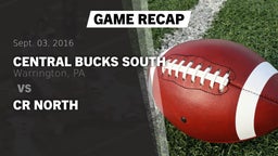 Recap: Central Bucks South  vs. CR North 2016